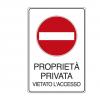 CARTELLO PROPRIETA' PRIVATA